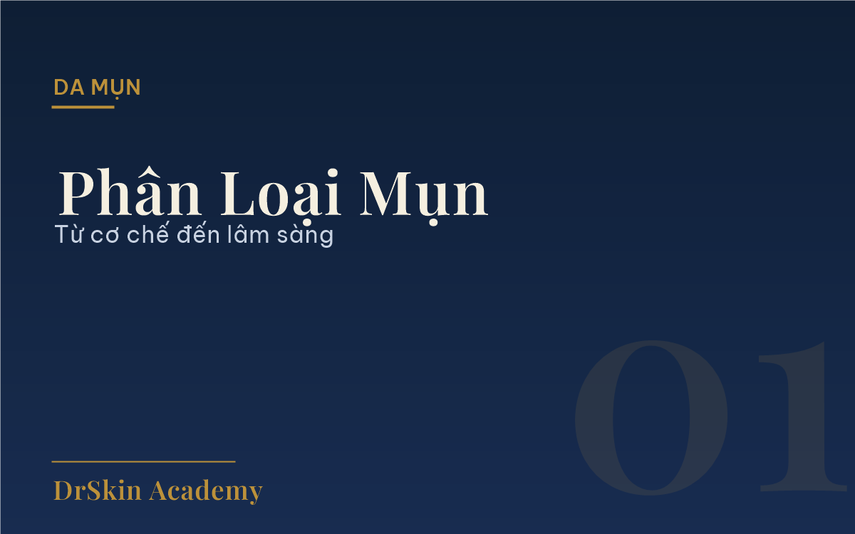Phân loại mụn theo cấp độ — bốn cơ chế bệnh sinh