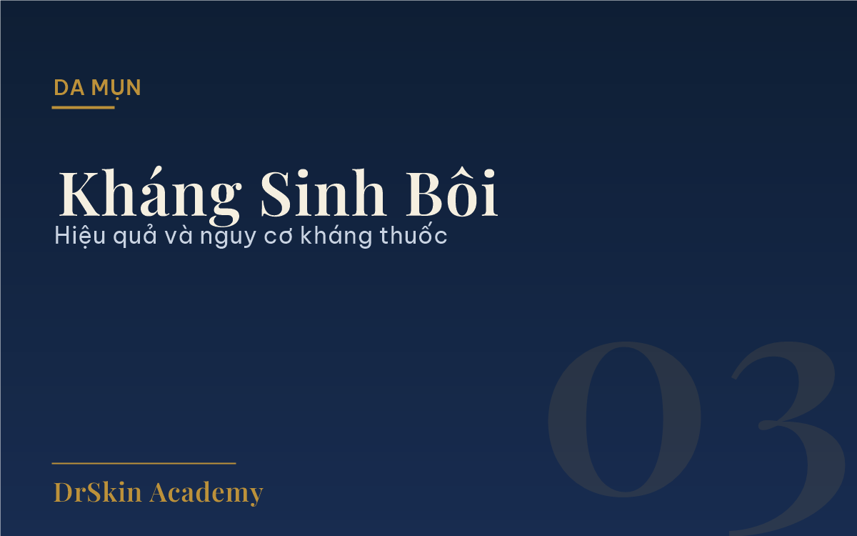 Kháng sinh bôi ngoài da và kháng thuốc