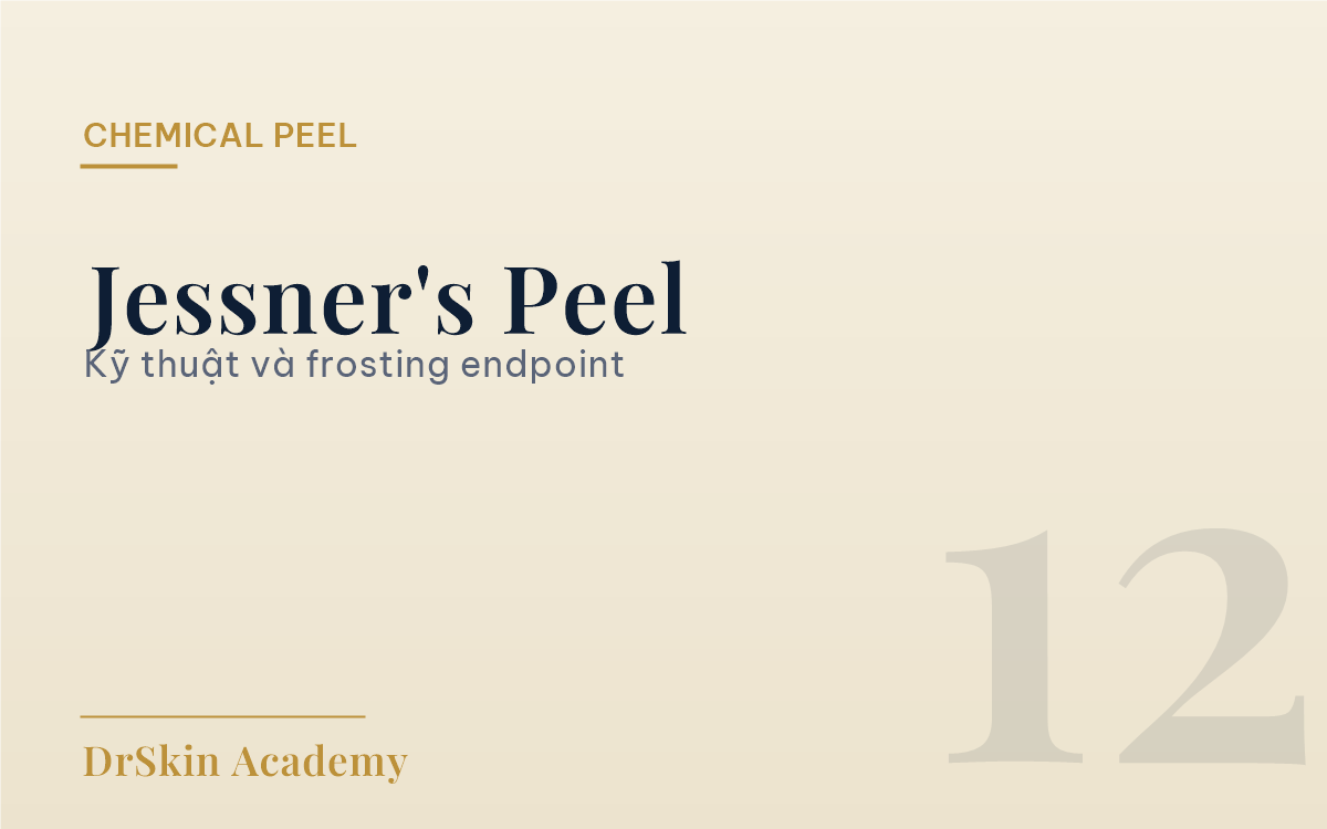 Jessners peel công thức kinh điển nám mụn