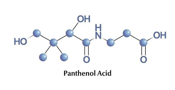 Công thức cấu tạo của phân tử Panthenol