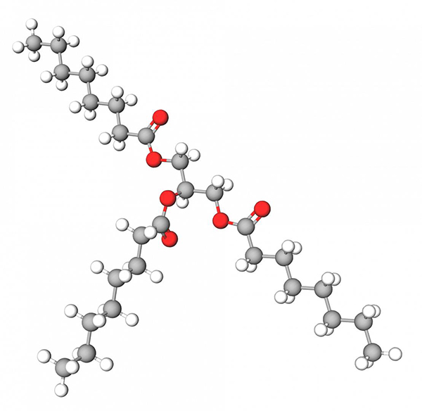 Cấu trúc hóa học phân tử Caprylic/Capric Triglyceride