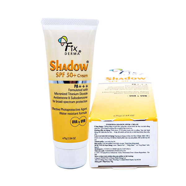Kem chống nắng Fixderma Shadow SPF 50+ chính hãng