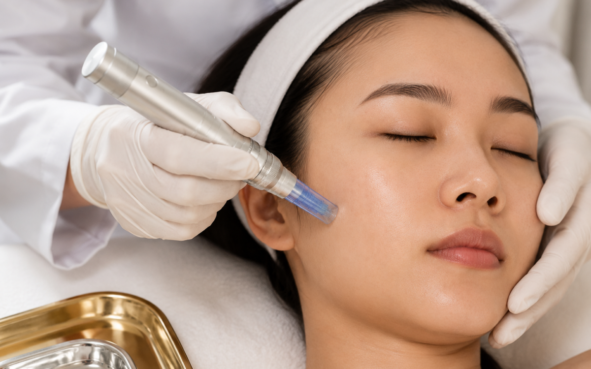 Bút Microneedling điều trị sẹo mụn