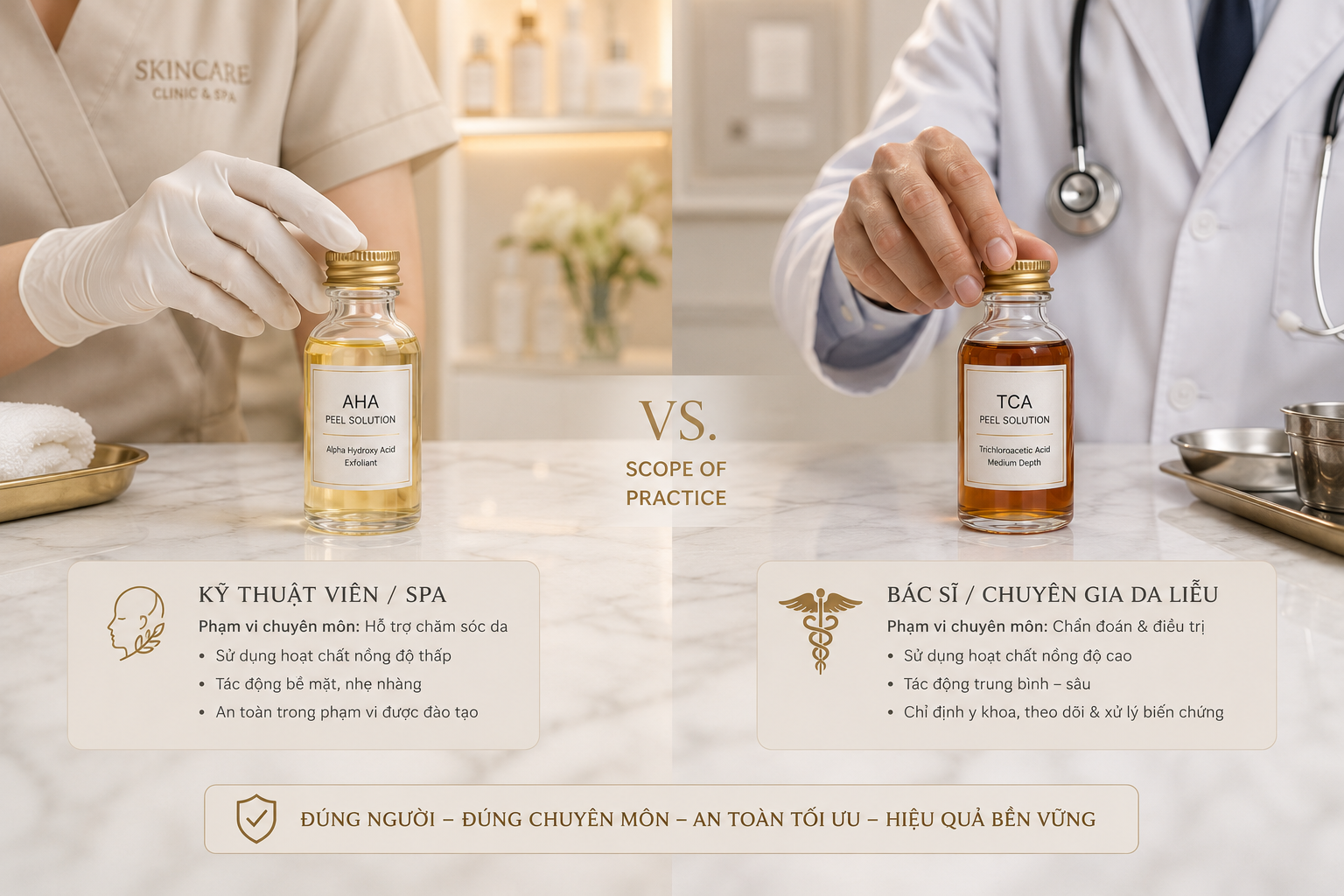 Phân cấp năng lực người thực hiện peel