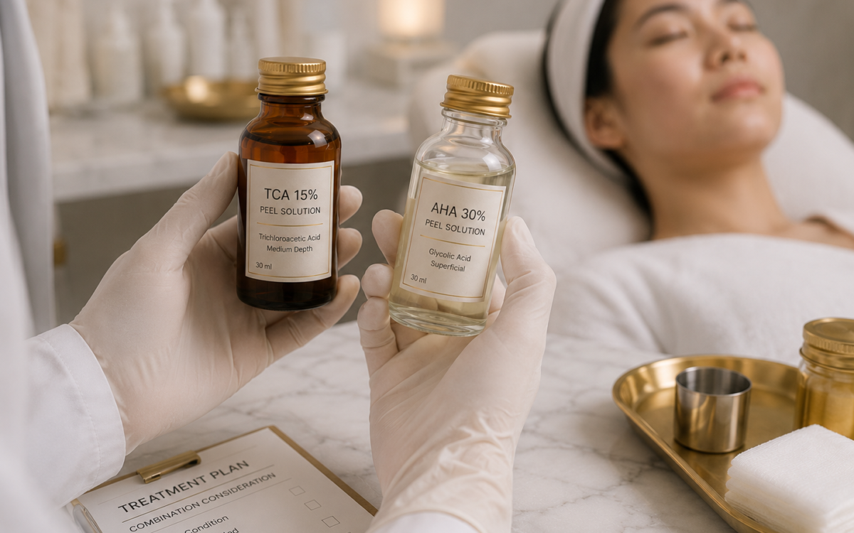 Cân nhắc kết hợp nhiều loại peel
