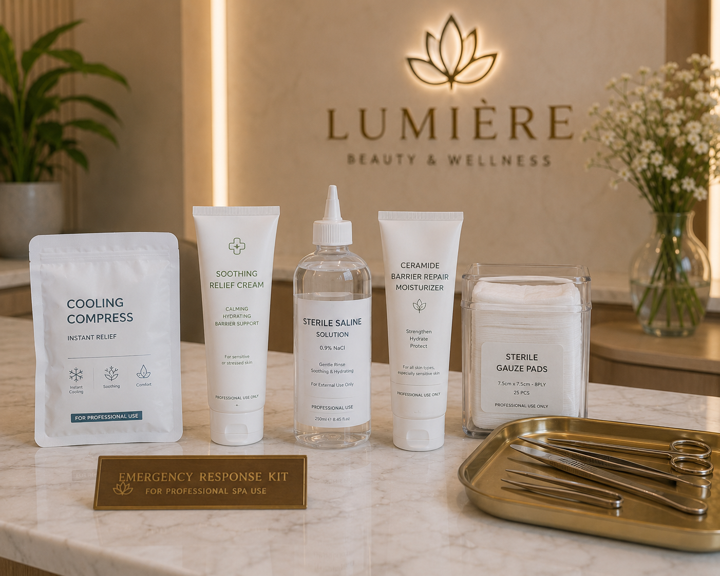 Bộ xử lý phản ứng bất lợi tại spa