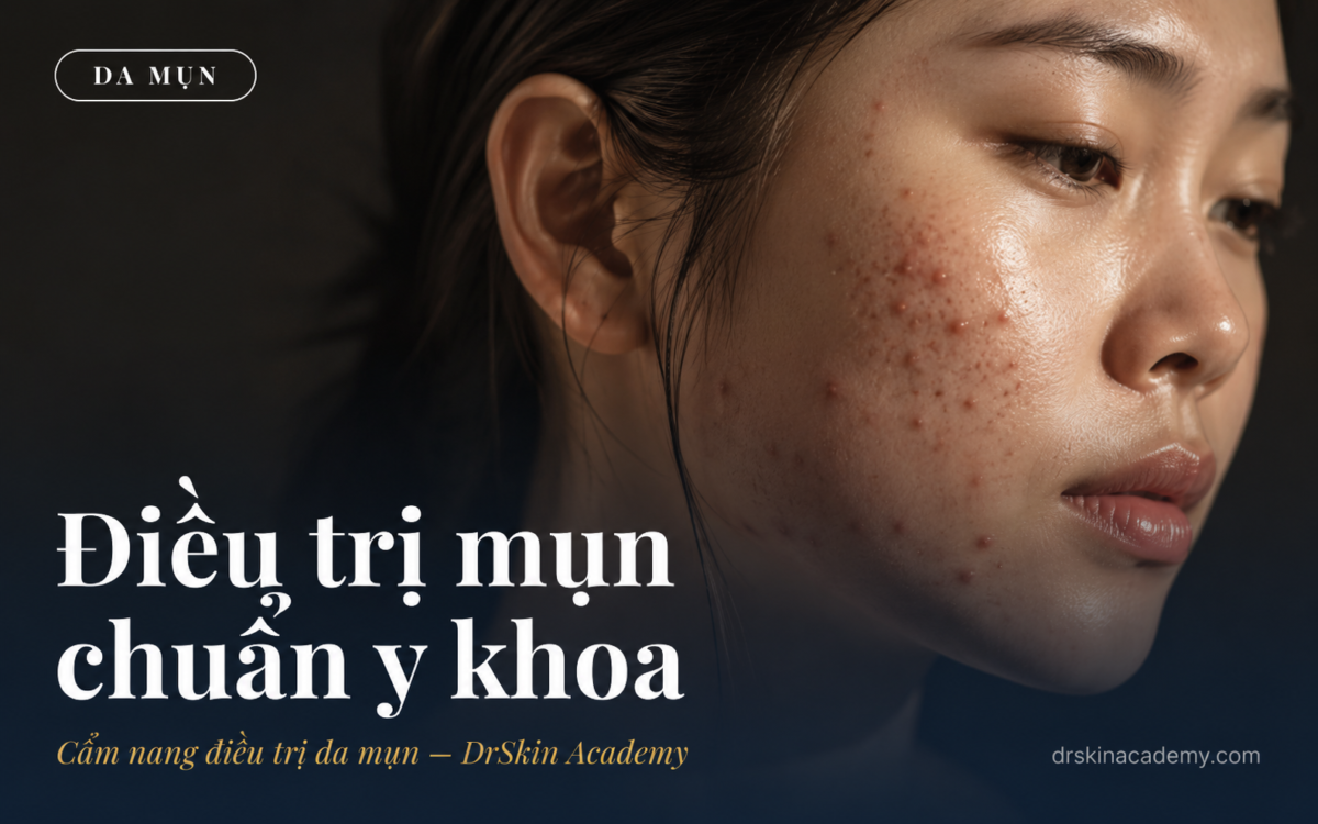 Điều trị mụn chuẩn y khoa — cẩm nang từ bác sĩ da liễu DrSkin