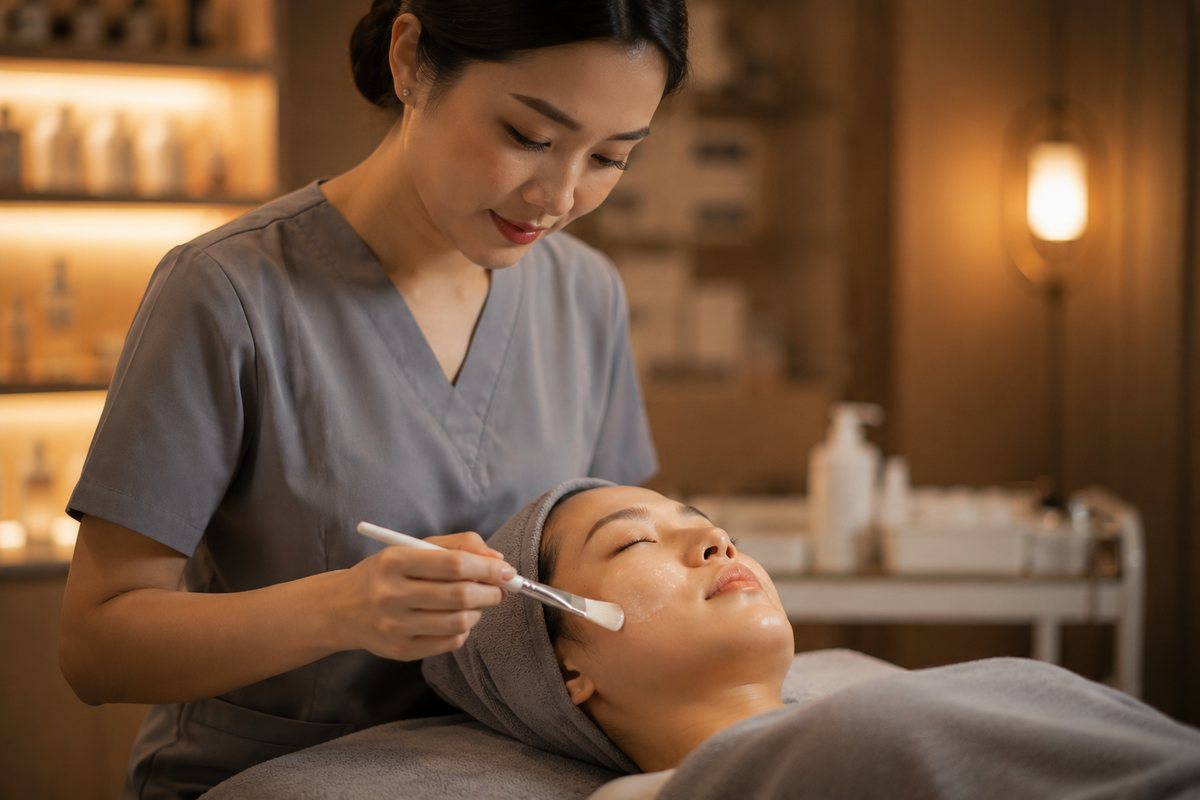 Kỹ thuật viên spa chăm sóc da bề mặt đúng phạm vi chuyên môn